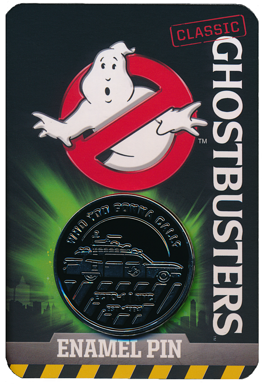 Culturefly Ghostbusters Classic 35th Anniversary Ecto-1 Enamel Pin 