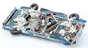 Smashed police car toy from discarded scene (Credit: Prop Store)