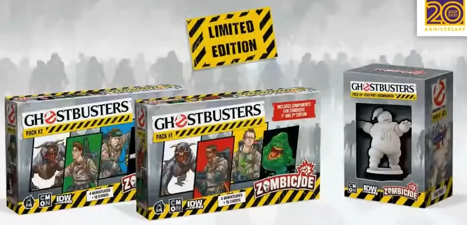 ゾンビサイド　ゴーストバスターセット Zombicide: Ghostbusters Character Packs Plus Bonus Pack