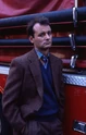 Ghostbusters 1984 image 030.jpg (139 KB) Bill Murray by firetruck outside Firehouse