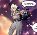 As seen in Ghostbusters Crossing Over Issue #8