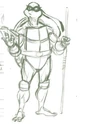 Character design seen in Teenage Mutant Ninja Turtles Ghostbusters Deluxe Edition