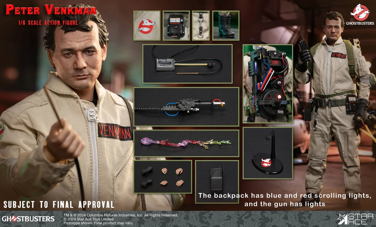 ベンマン太郎 Star Ace: Peter Venkman 1/6 Scale (Action Figure) | Ghostbusters