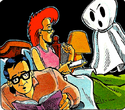 Louis Tully as depicted in NOW Comics The Real Ghostbusters starring in Ghostbusters II part 2.