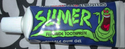 Bubble Gum Gel flavored Slimer Toothpaste tube (front side).