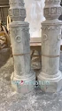 Pillars during Frozen Empire production (Credit: Whitelock Design)