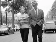 The Canadian Ambassador's Jeri bares resemblance to the character of Patricia Franchini (left) in Jean Luc Godard's Breathless