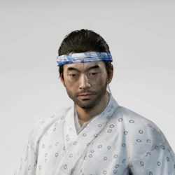 Sago blue headband Cropped