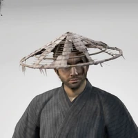 Wathered Straw Hat Cropped