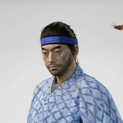 Night ocean headband Cropped