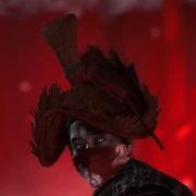 Crimson Blood Straw Hat