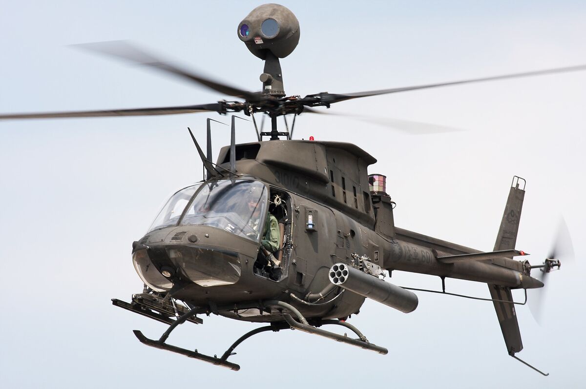 1080　1/18   KIOWA RECON HELICOPTER ELITE FORCE KIOWA RECON HELICOPTER 1/18 U S ARMY 21415 NEW