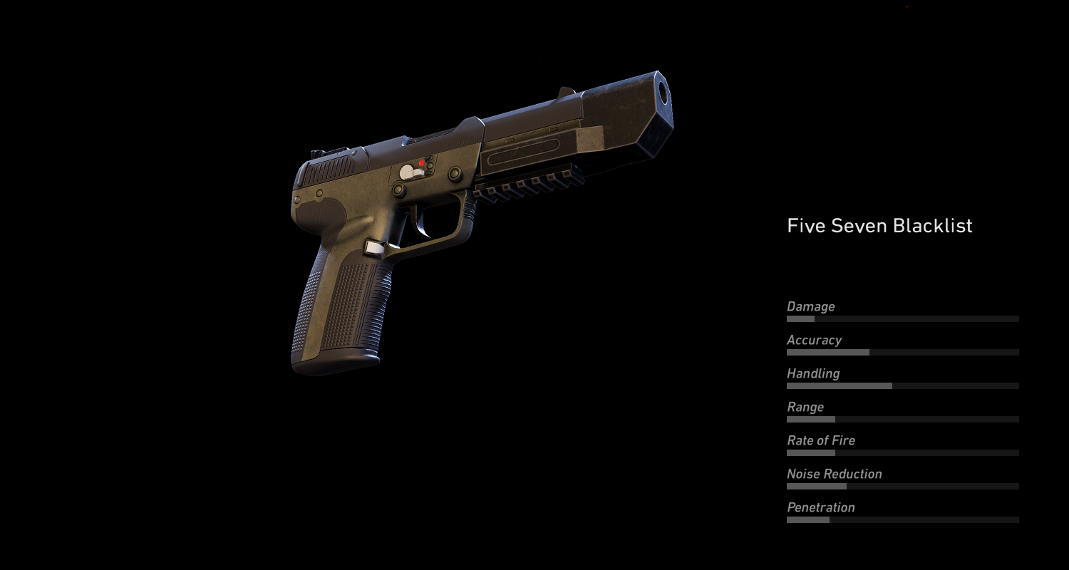 Five Seven Blacklist Ghost Recon Wiki Fandom