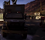 Mercedes benz zetros with a military radio station