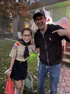 "Thanks for making my night, Rowan!" Richie's tweet about his trick or treater who dressed up like Pete