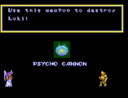 Psycho Cannon in the Master System port