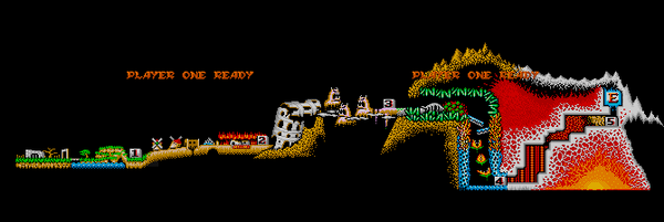 Ghouls 'N Ghosts Map