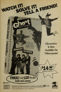 An ad with the puzzle feature mentioned, found in the Ghostwriter book Doubletalk