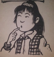 Tina trying to figure out what mixed up sales signs are supposed to say.