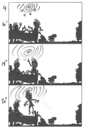 A storyboard of the intro sequence (part 4)