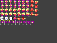 Blondina sprites from game