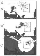 A storyboard of the intro sequence (part 6)