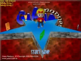 Giana Madness Title Screen