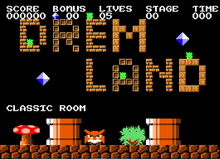 Dream Land Title Screen