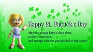 St. Patrick's Day celebration.
