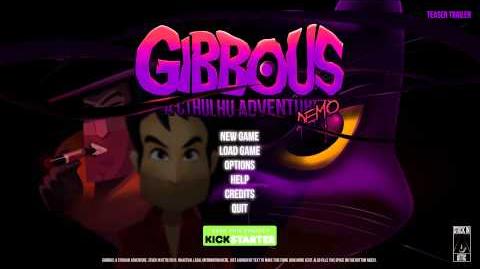 Gibbous A Cthulhu Adventure's Game Menu