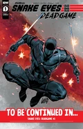 Digital version had preview for Snake Eyes: Deadgame #1