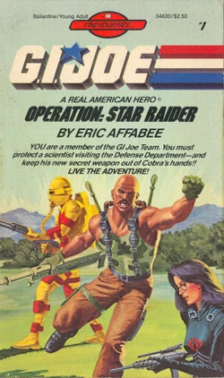 In these books, the actions that you choosedetermine if the Joes win or lose