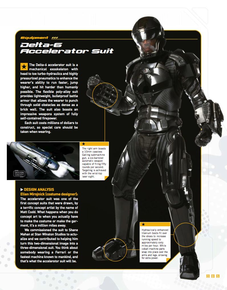 Delta-6 Accelerator Suit, Joepedia