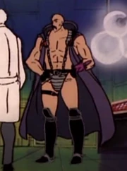 Dr. Mindbender's pants are missing.
