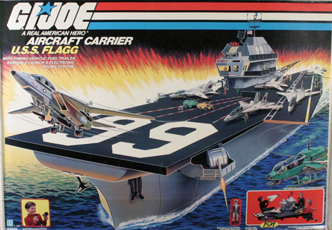 MULTI-LISTING GI Joe A Real American Hero 1985 USS FLAGG Aircraft Carrier Parts 