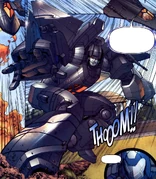 Starscream as he appears in the DDP crossovers.