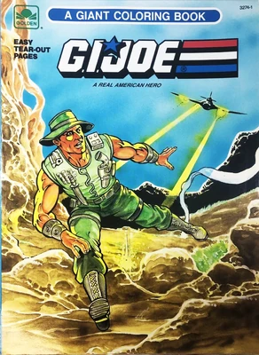 Golden - G.I. Joe - Muskrat cover - Giant Coloring Book - cover