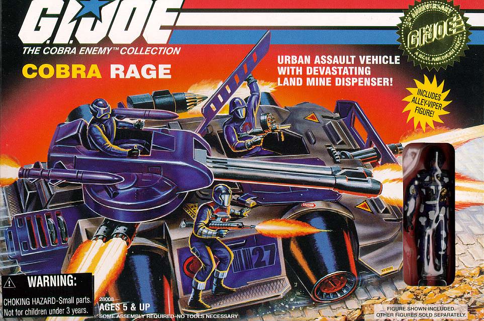 GI Joe Vehicle Cobra Rage Missile 1990 Original Part 
