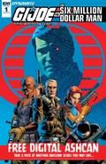 Digital version had preview for G.I. Joe vs Bionic Man #1