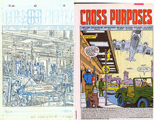 Left: Todd McFarlane's original pencils. Right: the printed version.
