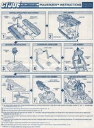 De Toyboys | Vintage G.I. Joe: Pulverizer Silver Body Top Toy Part