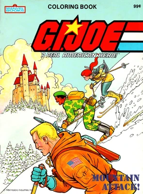 Marvel Books - G.I. Joe - Mountain Attack - Coloring Book - cover