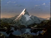 The opening shot of the 1999-2002 enhanced variant of the 1986-2003 Paramount Pictures logo by Pittard Sullivan.