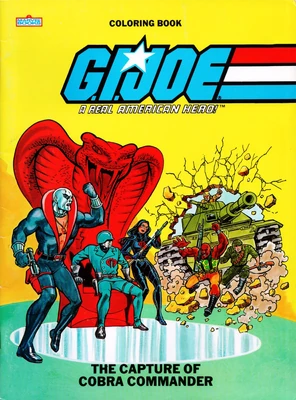 Marvel Books - G.I. Joe - The Capture of Cobra Commander - Coloring Book - cover