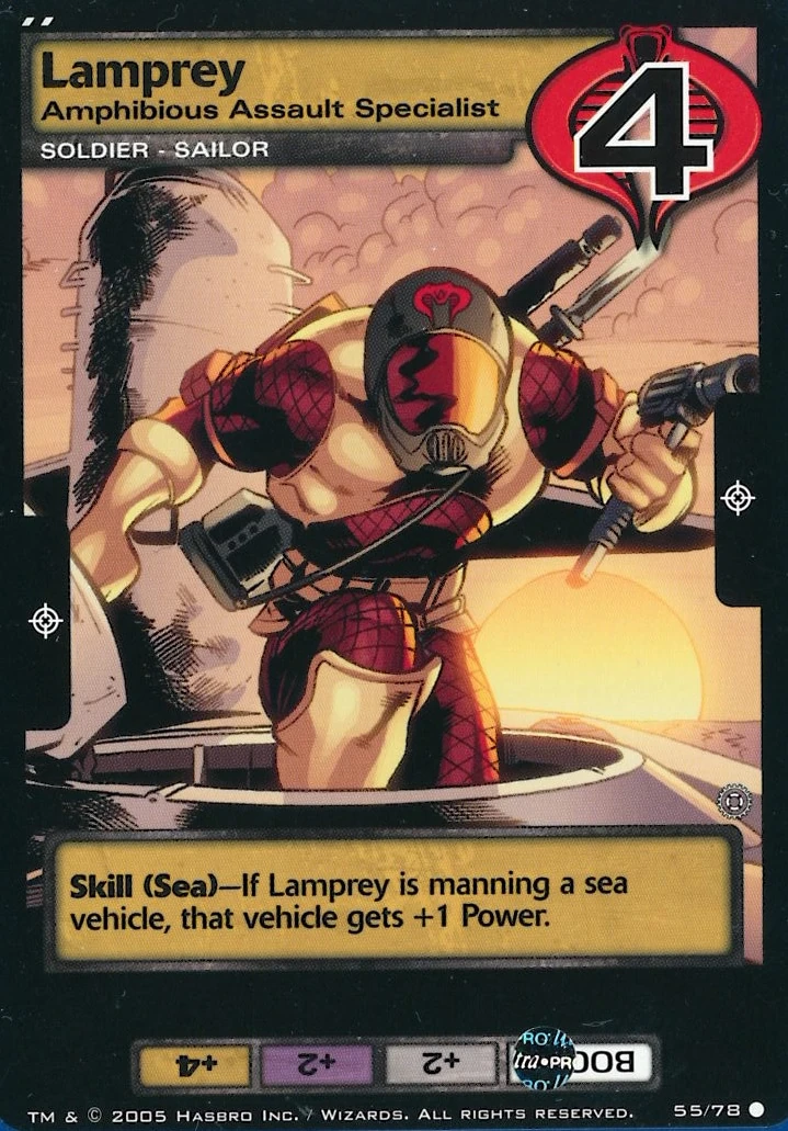 Lamprey Amphibious Assault Specialist G.I.Joe TCG Wiki Fandom