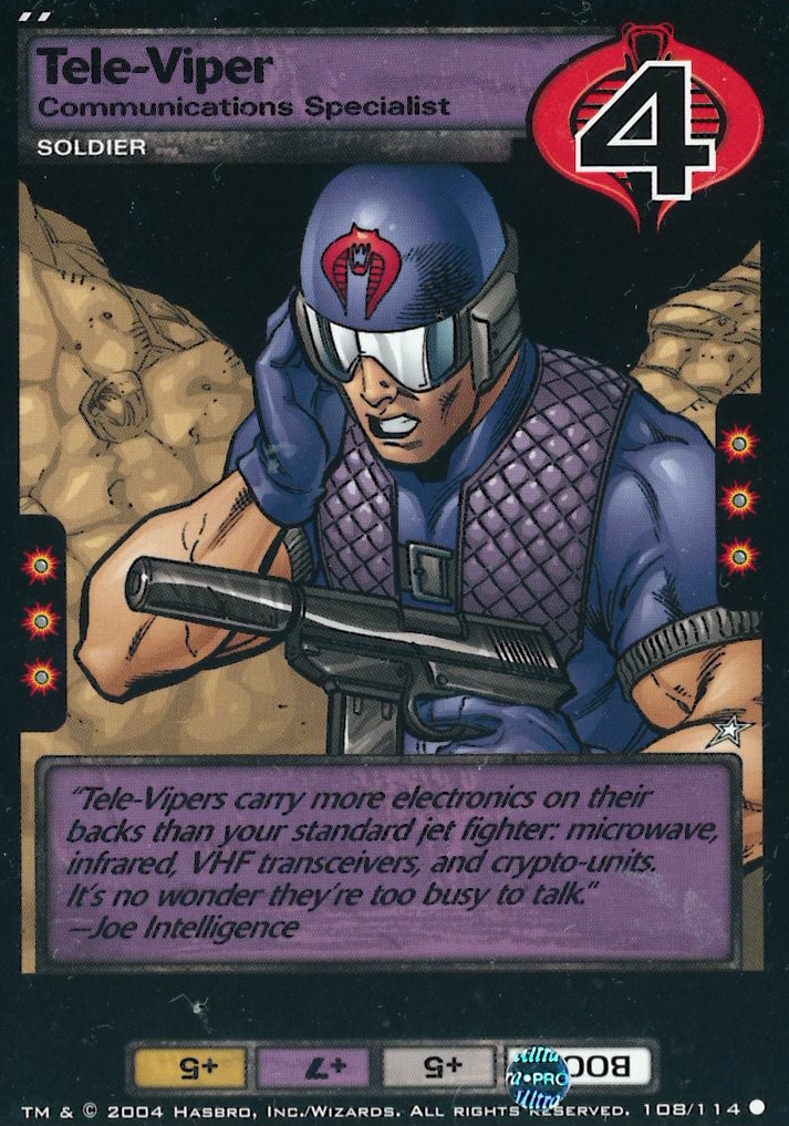 TeleViper Communications Specialist G.I.Joe TCG Wiki Fandom