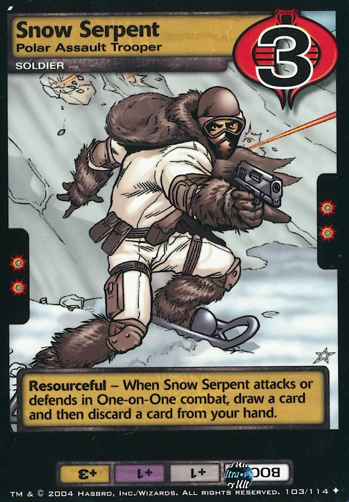 Snow Serpent Polar Assault Trooper G.I.Joe TCG Wiki Fandom