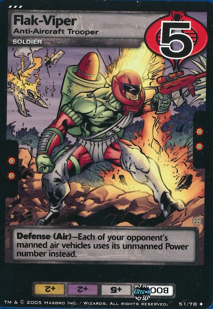 FlakViper AntiArmor Trooper G.I.Joe TCG Wiki Fandom