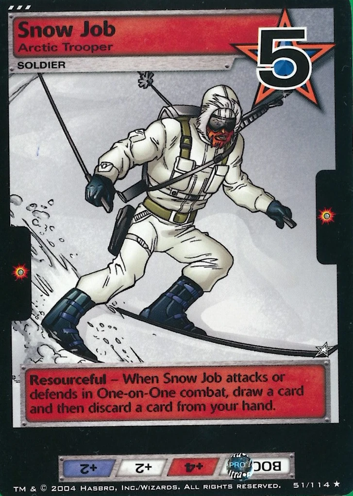 Snow Job Arctic Trooper G.I.Joe TCG Wiki Fandom