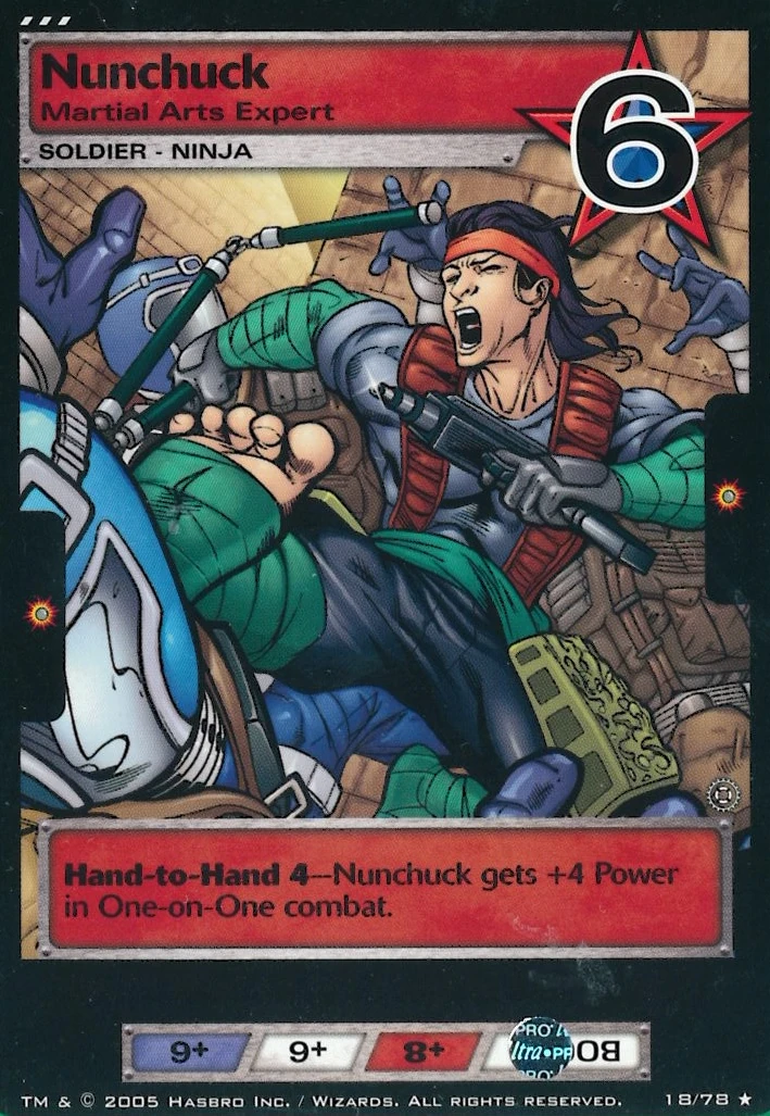 Nunchuck Martial Arts Expert G.I.Joe TCG Wiki Fandom